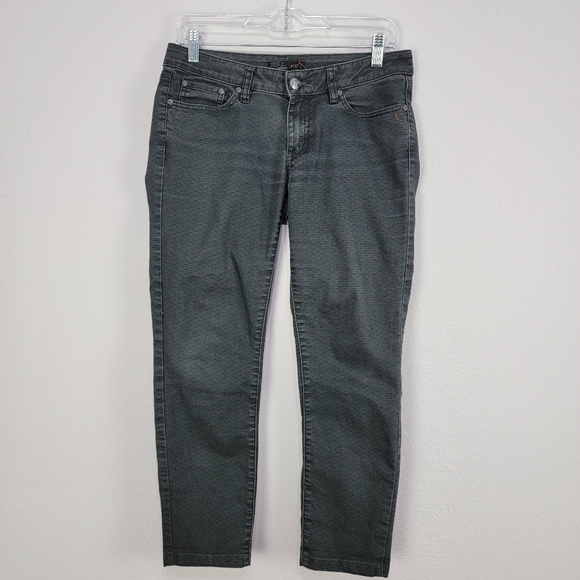 Prana Kara Organic Cotton Blend Crop Gray Size 4/27 - Picture 2 of 16